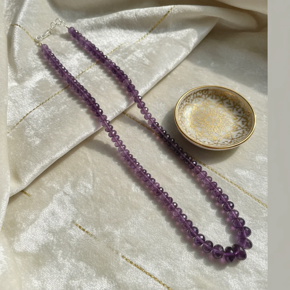 Amethyst Graduated Grace Necklace